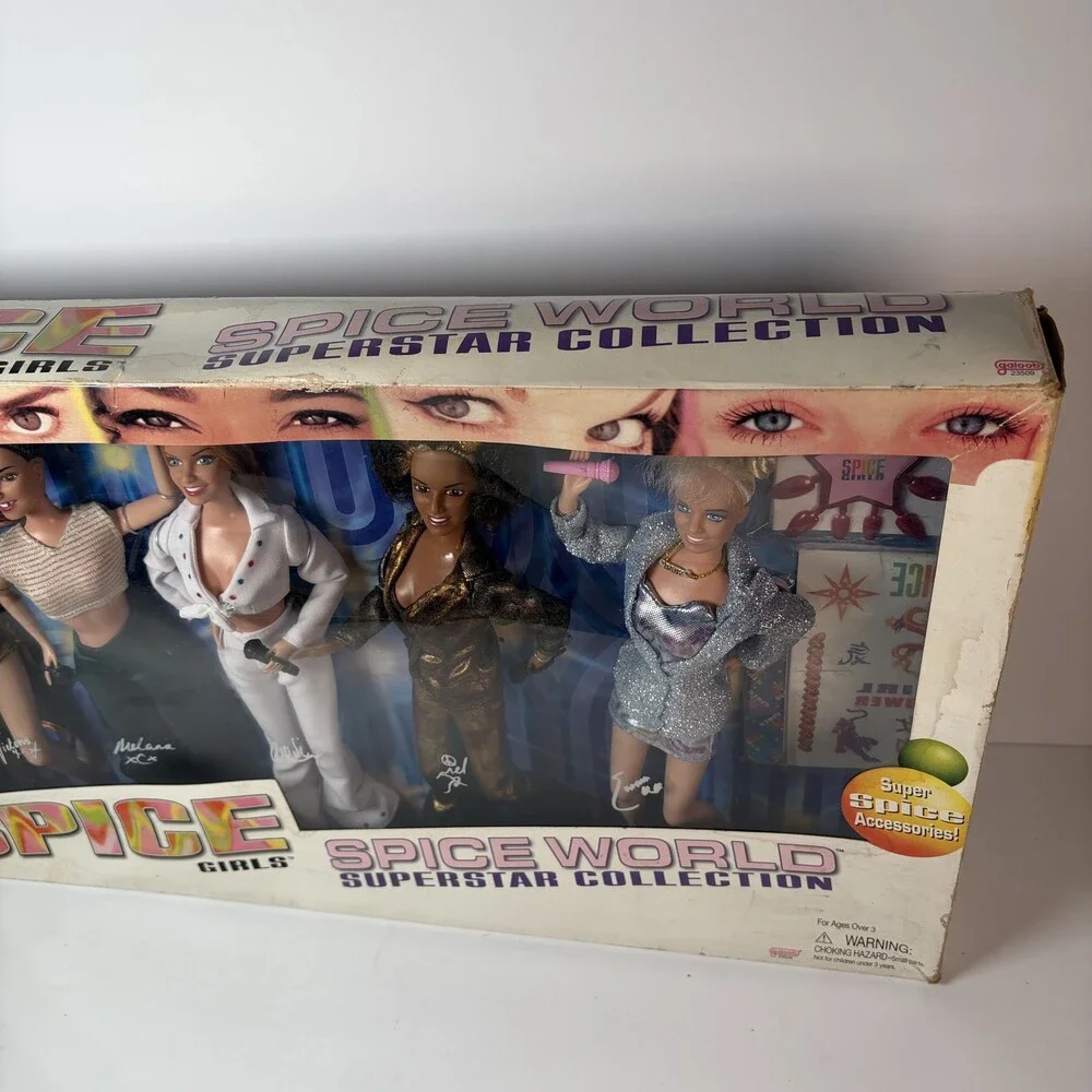 Vintage Spice Girls Spice World Superstar Collection Dolls 5-Pack in Box 1998